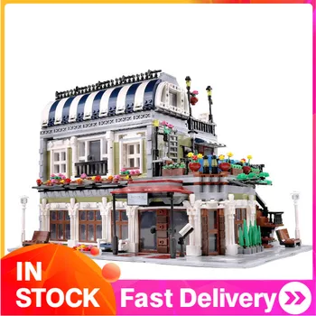 

ZHEGAO QL0920 Creator MOC Stree View Series Romantic Restaurant Building Blocks 3577pcs Bricks Toys Sets