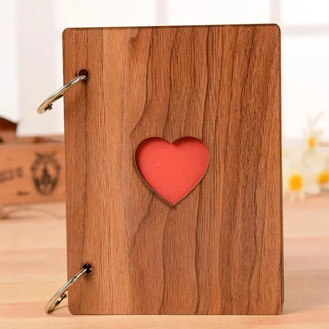 Мода 6-дюймовая в романтическом Винтаж DIY Юбилей Молодежные Выпускной фотоальбом - Цвет: brown