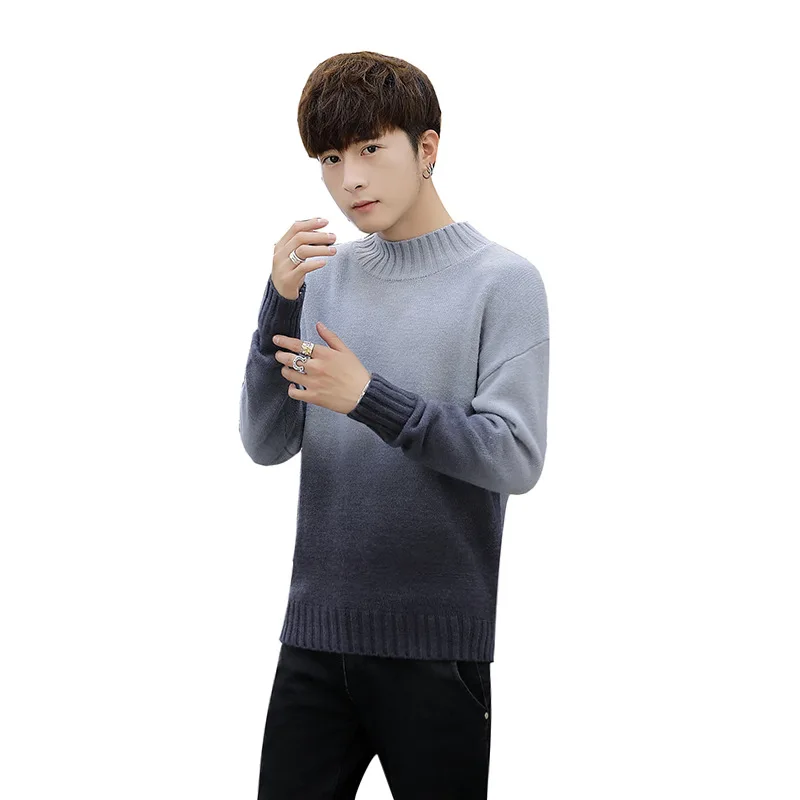 Autumn men's fashionable casual sweater stretch Pullover Autumn men's fashionable casual sweater stretch Pullover
