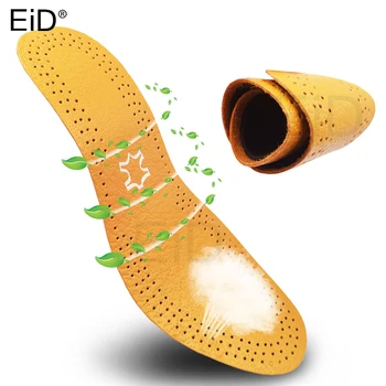 

EiD Leather Breathable Deodorant Running Cushion Insoles For Feet Insoles For Shoes man women Sole Orthopedic Pad foot care