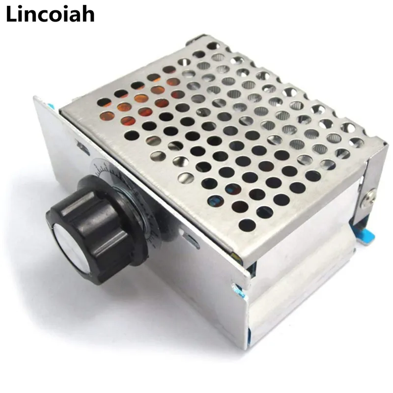 AC 220V 4000W SCR Voltage Regulator Dimming Dimmers Motor Speed Controller Thermostat Electronic Voltage Regulator Module