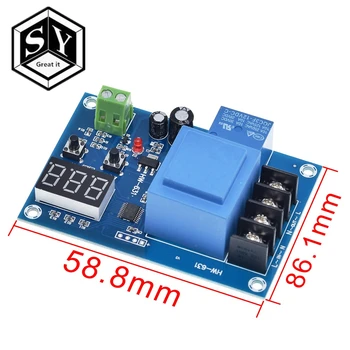 

XH-M602 Digital Control Battery Charging Control Module AC 220V Lithium Storage Battery Charger Control Switch Protection Board