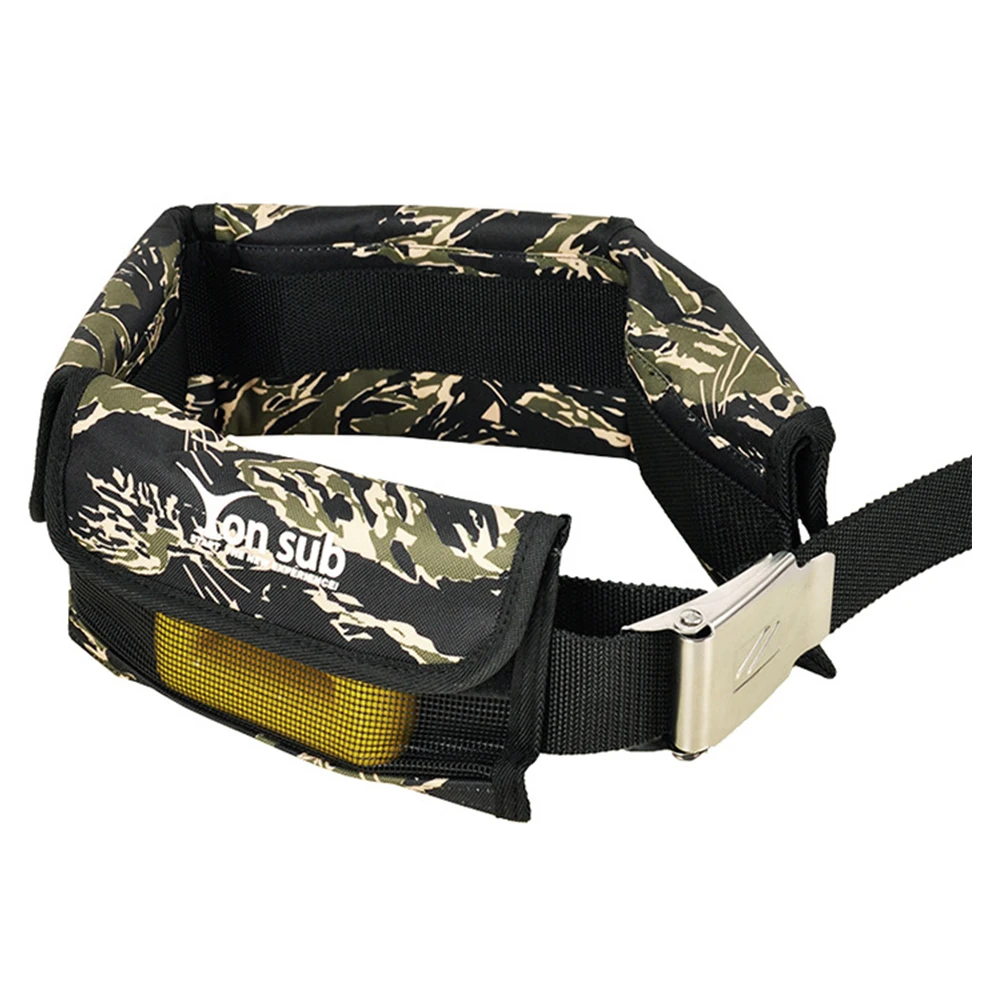 Green 4 Pockets Пояс для дайвинга, регулируемый, ткань Оксфорд, прочный, для подводного плавания, 3/4, карманный, оборудование для подводного плавания, быстросъемный, для охоты - Цвет: Green 4 Pockets