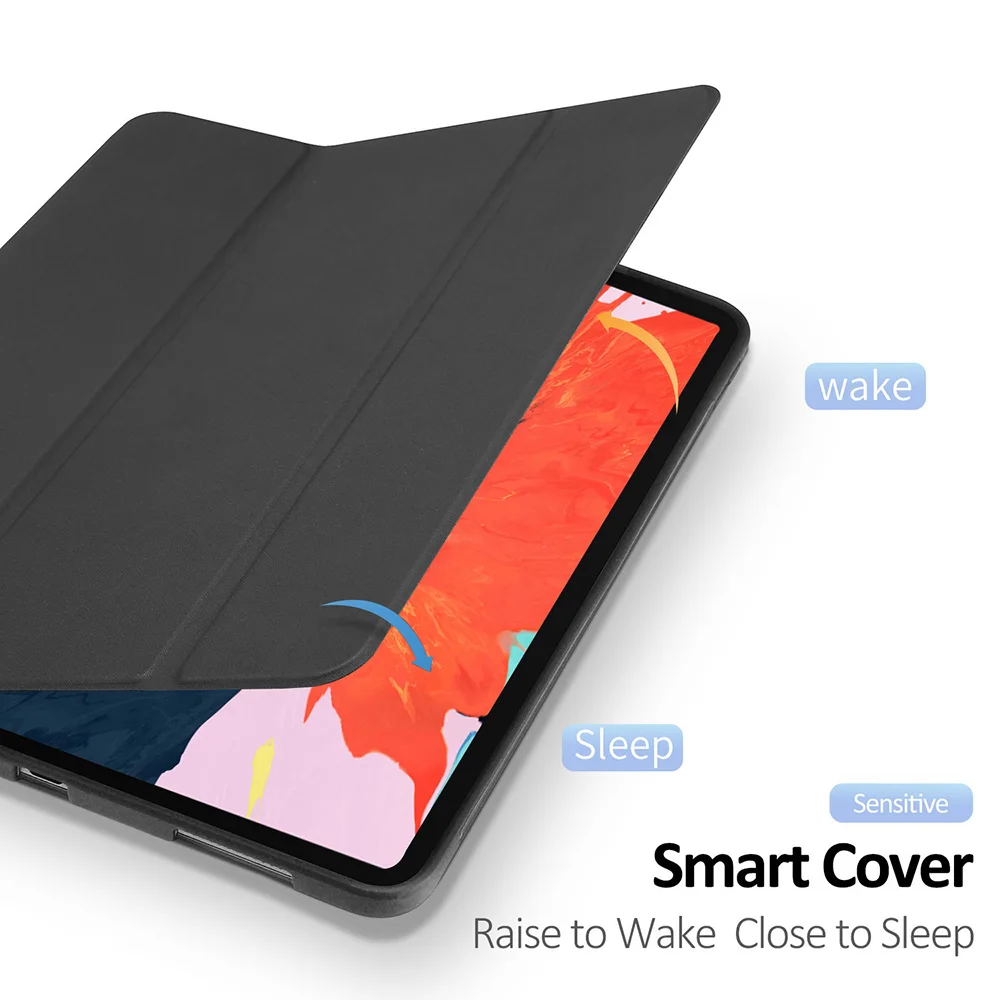 Чехол для Apple iPad Pro 12 9 складная подставка из 2020 искусственной кожи умный чехол ТПУ