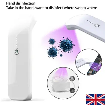 

Portable Sterilize UVC Light Germicidal UV Lamp Handheld Disinfection