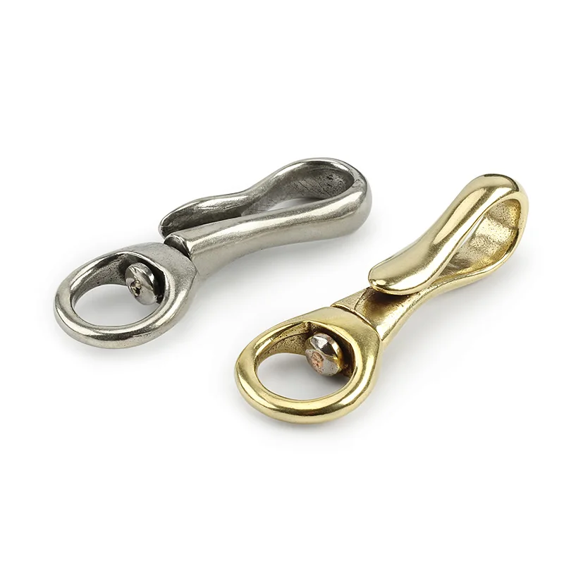 Brass Rotation Key Ring Outdoor Small Tool EDC Buckle All Direction Rotation Key Chain Key Chain Clip Key Ring
