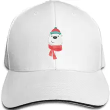 Унисекс Рождественский шарф медведь модная бейсболка с козырьком Кепка для путешествий/спорта