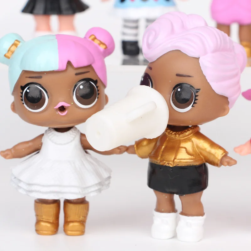 LOL surprise dolls Original lol dolls 8PCS new styles with label bag high quality action figure model surprise dolls sets 8~9CM