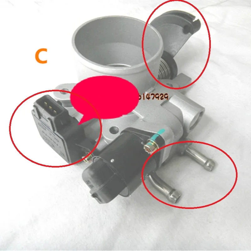 Для Geely GC5, Geely515, SC5 GC5 HB, хэтчбек, корпус дроссельной заслонки автомобиля - Название цвета: C