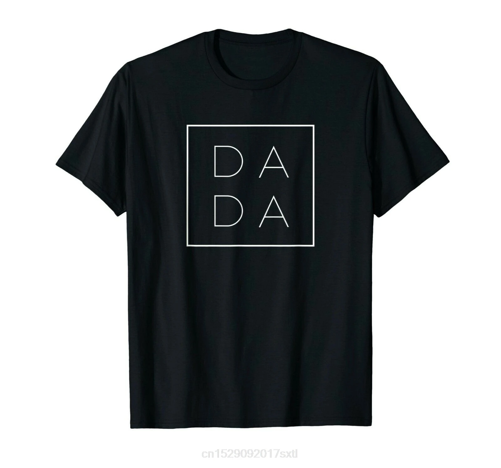 Mens Fathers Day Gift for Dad - Dada Square T-shirt Gift for Hi Men Top Gift Tees Simple Casual