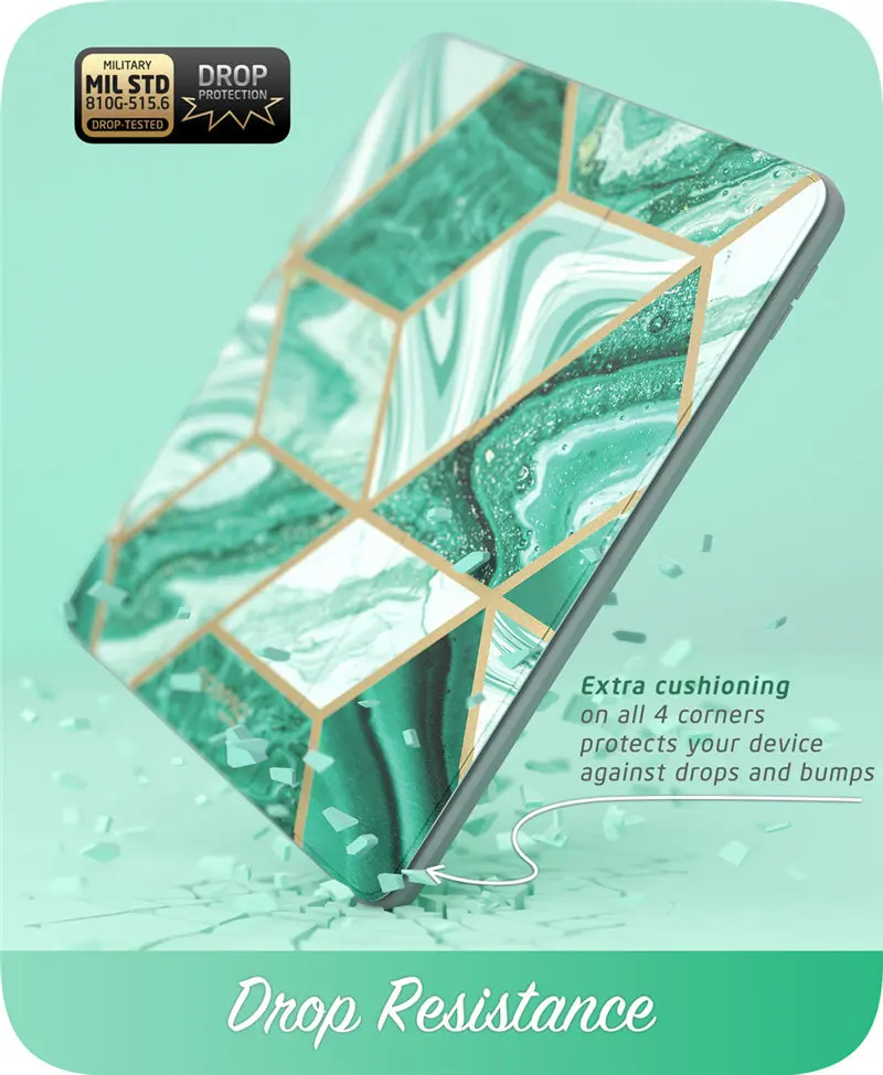 I-BLASON для iPad 9,7 чехол(/) Cosmo Trifold чехол с подставкой с автоматическим выключением/пробуждением и держателем карандаша, встроенная защита экрана