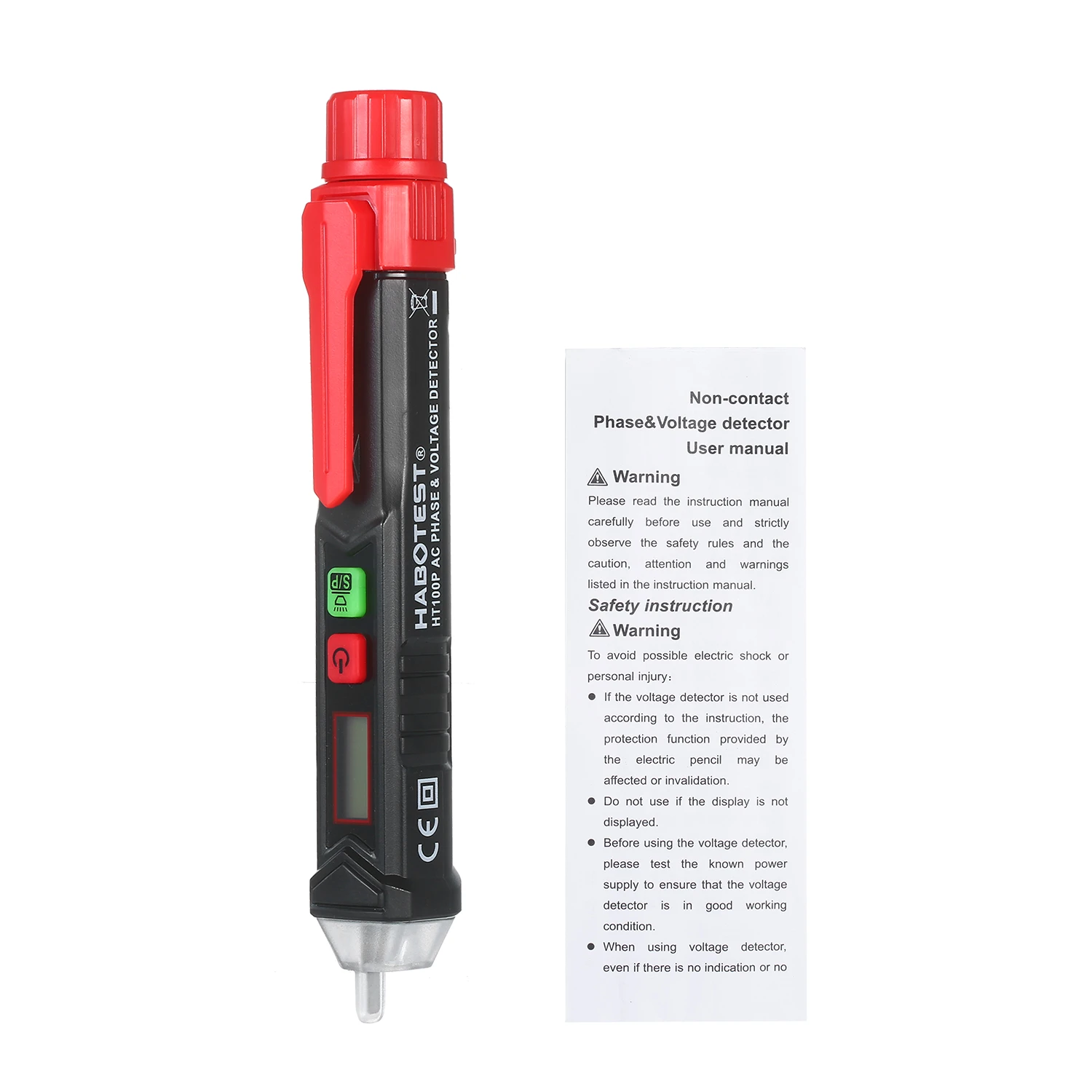 Un detector de voltaje de CA NCV probador sin contacto bolígrafo senso Un detector de voltaje de CA NCV probador sin contacto bolígrafo senso