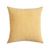 Striped Corduroy Fabric Solid Color Cushion Cover 45/50/60CM Sofa Bed Decoration Classic Simple Pillowcase NPCJC-C 4