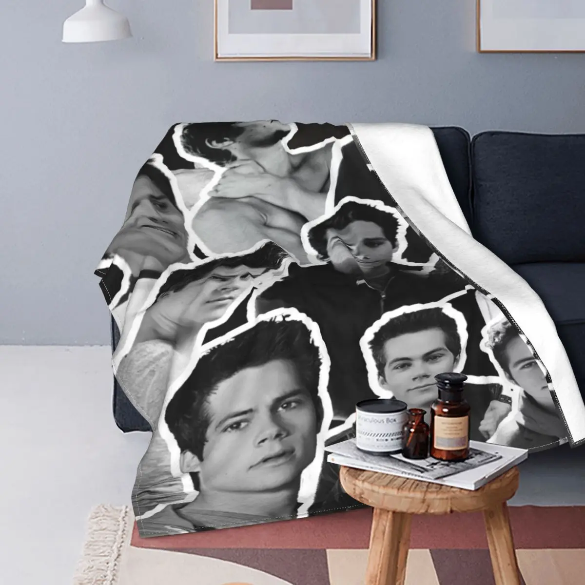 Dylan O'brien Teenwolf Blanket Fleece Winter Breathable Super Warm