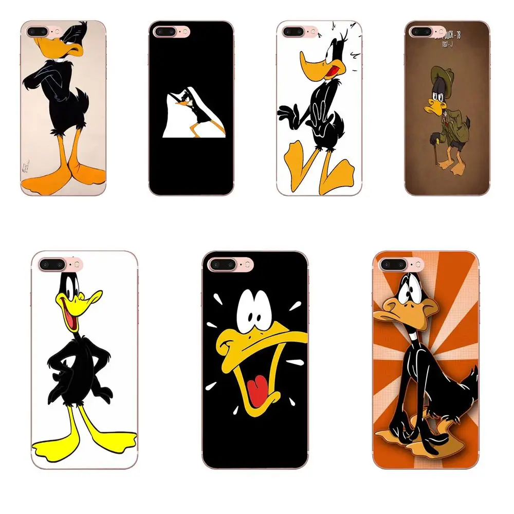 Daffy Duck Cartoon Soft Cell Phone Cover Case For Galaxy A3 A5 A7 A8 A9 A9S On5 On7 Plus Pro Star 2015 2016 2017 2018 | Мобильные