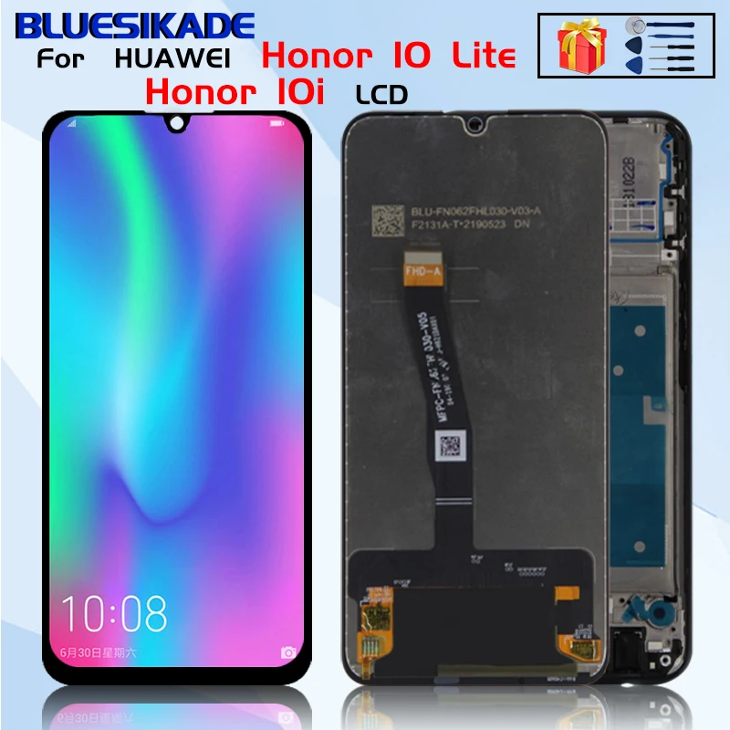 Pantalla LCD de 6,21 pulgadas para Huawei Honor 10 Lite, montaje de pantalla táctil para Honor 10i, HRY-LX1 LCD, HRY-LX1T, piezas de repuesto de HRY-AL00a