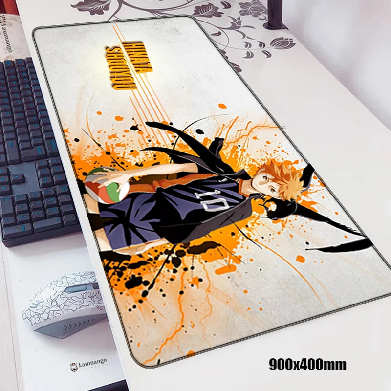 Большой коврик для мыши Аниме коврики Xxl Haikyuu аксессуары компьютерного стола