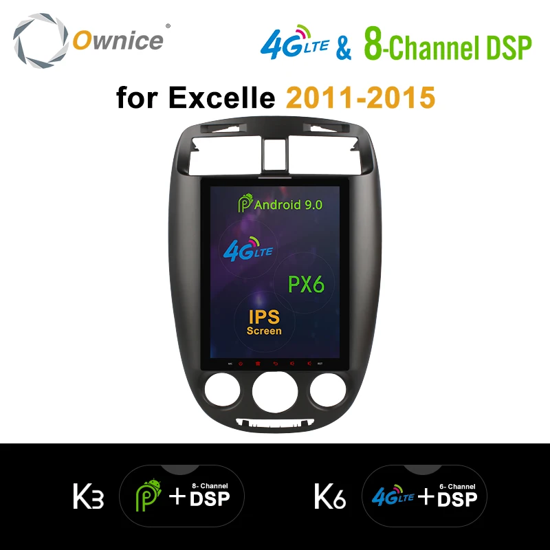 Ownice-K3-K6-Octa-Core-PX6-Android-9-0-Car-Radio-Stereo-GPS-Navigation-for-Buick