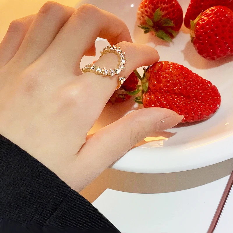 Женское Открытое кольцо с большим жемчугом характерные модные персональные