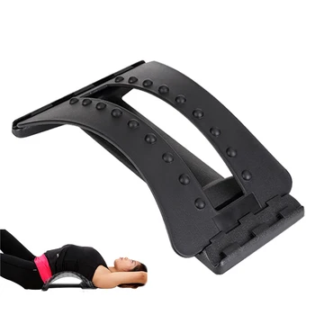 

Back Massager Spine Lumbar Corrector Stretcher Fitness Relaxation Equipment Spine Pain Relief Magic Massage Stretcher Support