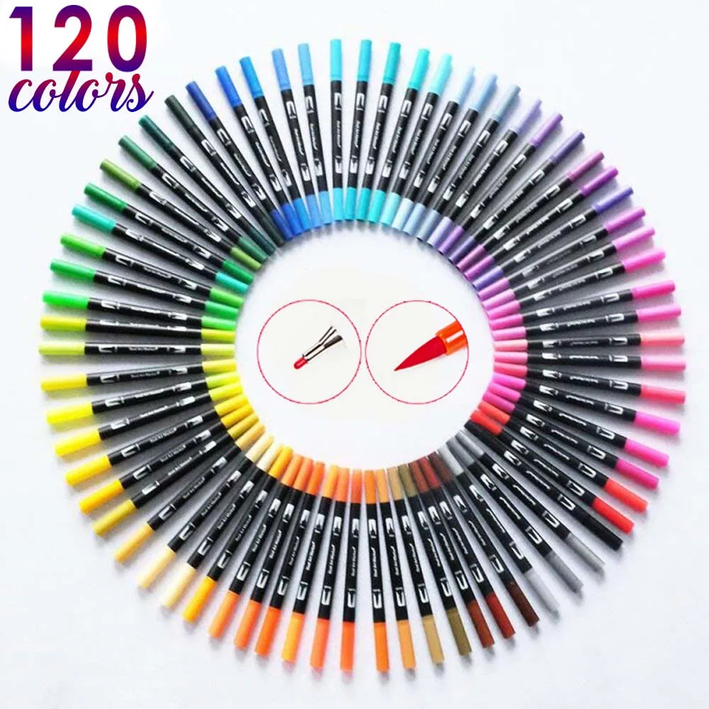 100-Colors-Dual-Brush-Art-Markers-Fine-Tip-and-Brush-Tip-Great-for-Bullet-Journal-Adult