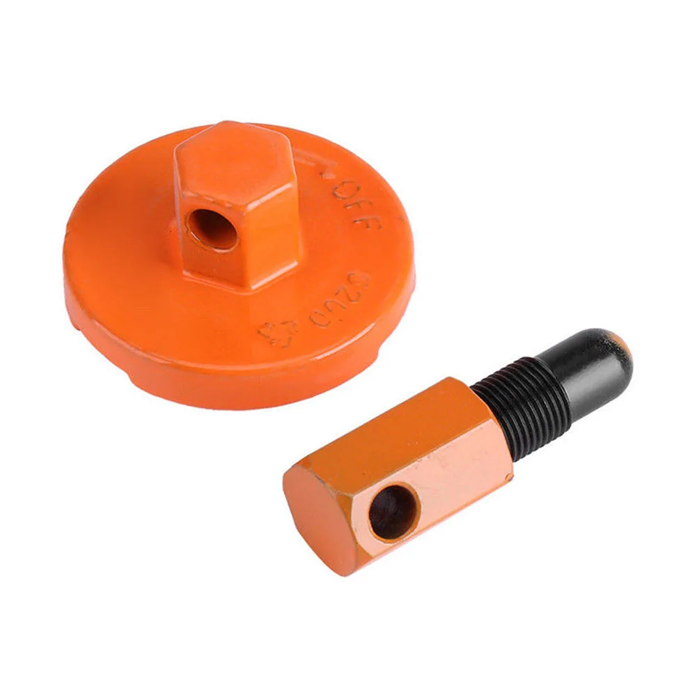 

Removal Tool Chainsaw Clutch Flywheel Orange Garden Accessories Plug Practical Metal Replacement Parts Piston Stop Dismount