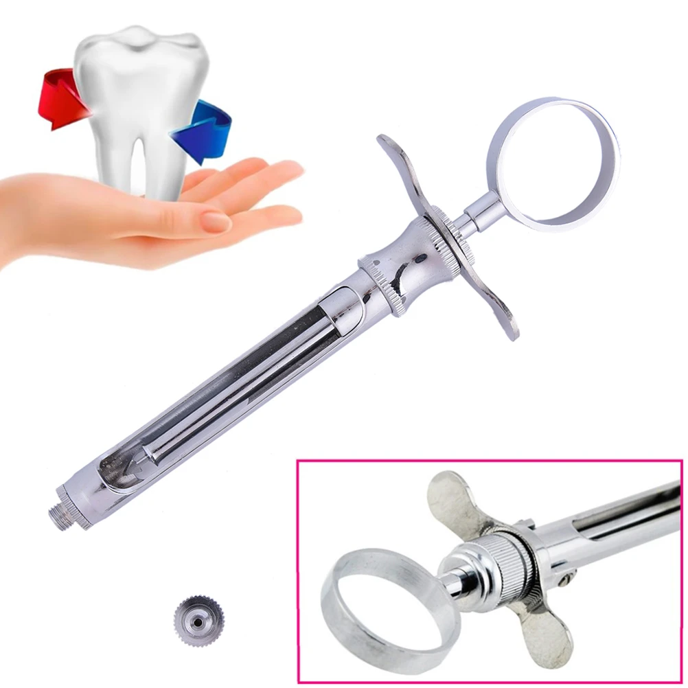 Dental Syringe Dental Anesthesia Aspirating Syringe Stainless Steel