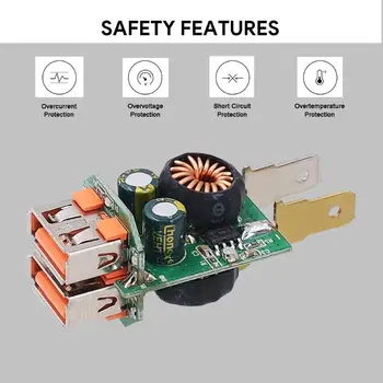 

Hot Aluminum Waterproof Dual QC 3.0 USB Fast Charger Socket Power Outlet With Led Light for Car Boat Marine Rv Motorcycle Mobile
