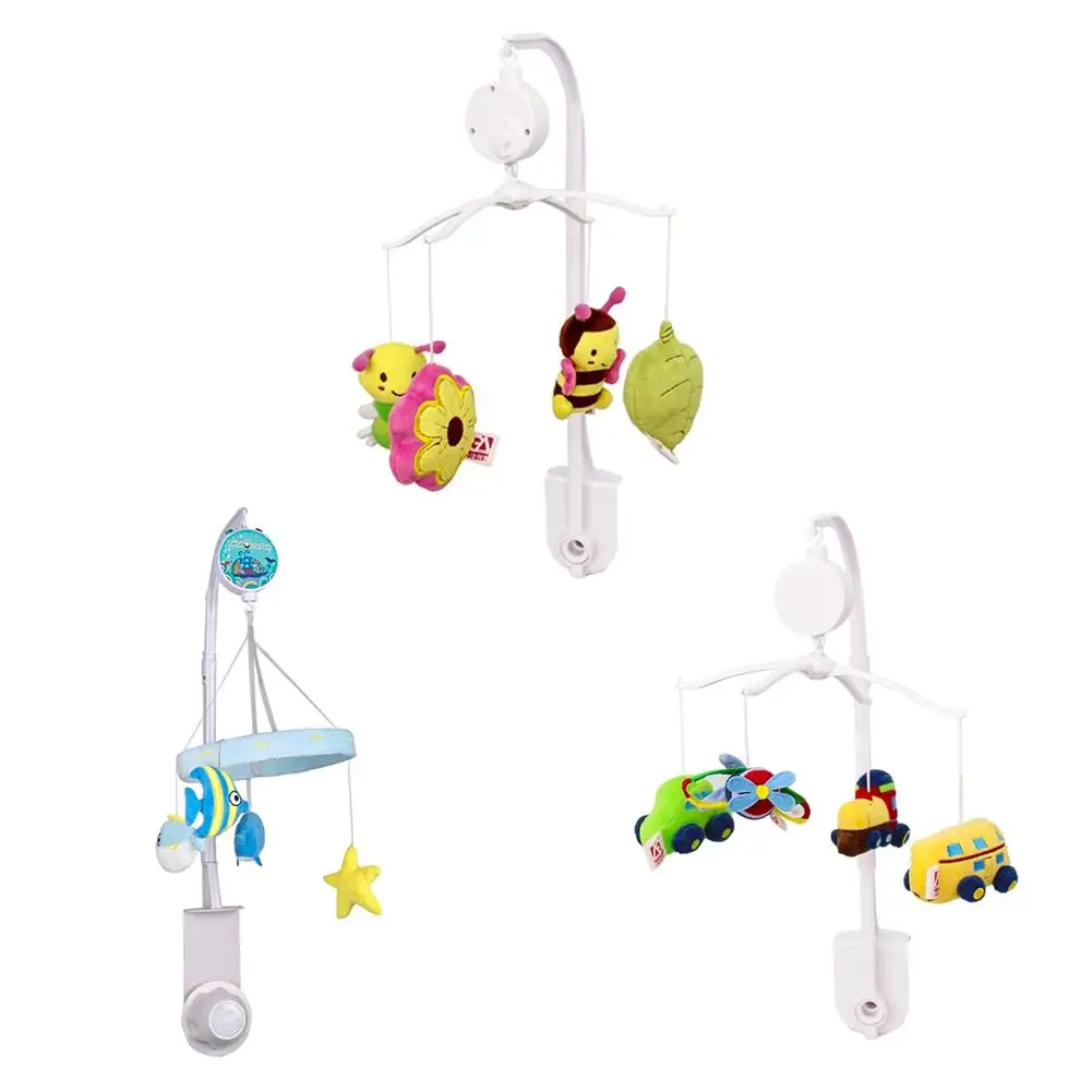 Детские игрушки Колокольчик 0-12 месяцев животное музыкальное радио-няня Висячие Погремушки для новорожденных раннего обучения детская