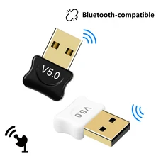 USB-приемник адаптер передатчика Bluetooth-совместимый 5,0 аудио для компьютера ноутбука Win 10 8 беспроводной ключ USB-приемник адаптер передатчика Bluetooth-совместимый 5,0 аудио для компьютера ноутбука Win 10 8 беспроводной ключ