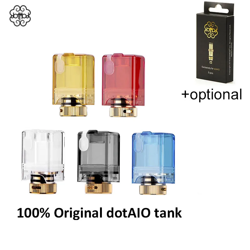 

Оригинальный запасной резервуар dotmod Dotaio для dotAIO dotaio mini Kit разноцветная электронная сигарета Vape картридж с испарителем