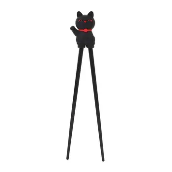 

Chopsticks Reusable Dishwasher Safe Reusable Chopsticks Dishwasher Safe 1 Pair Fun Kids Helper Cartoon Cat Tool Food Eating
