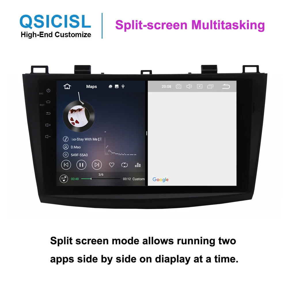 Perfect Android 7.1 car radio multimedia player for Mazda 3 2010-2013 TDA 7851 2GB+16GB car dvd gps navigation stereo Bluetooth HD 1080 2