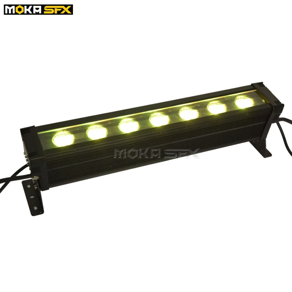 7x30 Вт Настенный светильник водостойкий RGB 3в1 DMX512 светодиодный светильник для сцены Dj Disco свадьбы