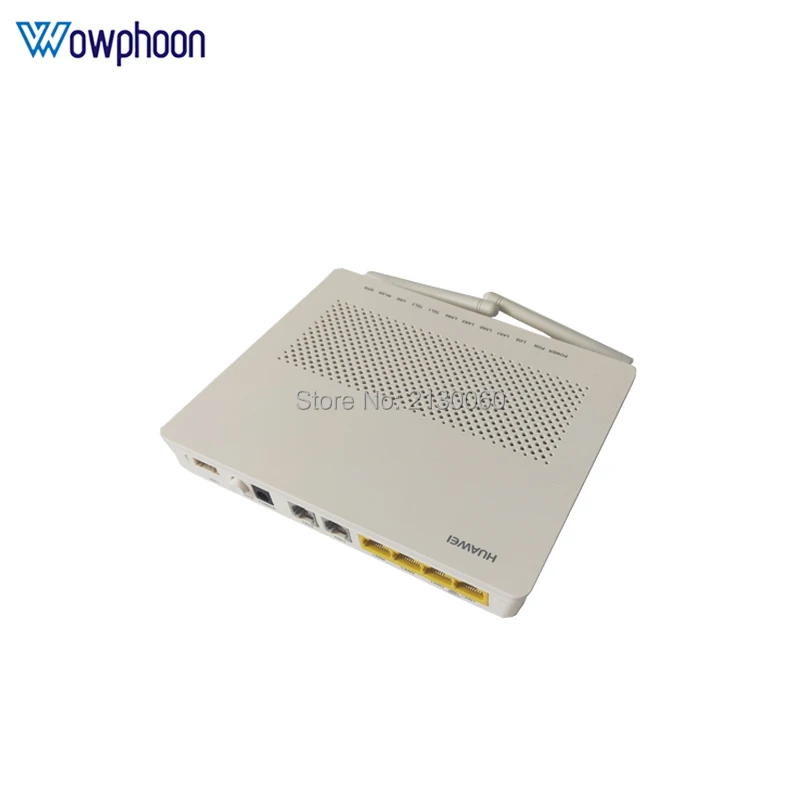 Бесплатная доставка gpon onu маршрутизатор huawei hg8245h ont 4GE + 2TEL USB WIFI английская
