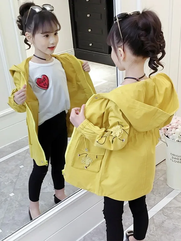 2019 Spring Baby Girls Windbreaker Jackets Coat Kids Outerwear Coats Autumn Winter Warm For Children Clothes | Детская одежда и