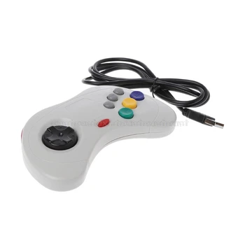 

USB Classic Gamepad Controller Wired Game Controller Joypad for Sega Saturn PC N08 19 Dropship