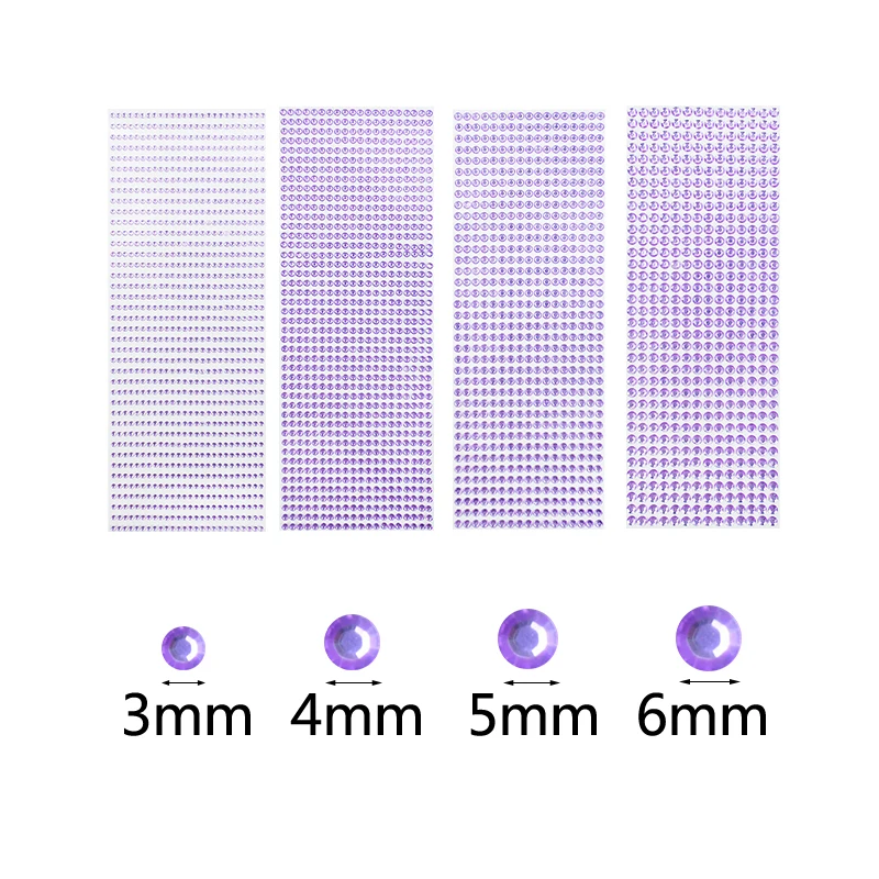 Autocollants En Cristal Pour Enfants Diamant Auto-adhésif De