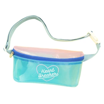 

Adjustable Women Bag Waterproof Hiking Silicone Zipper Crossbody Cute Running Fashion Casual Clear Outdoor Sports Waist Pack