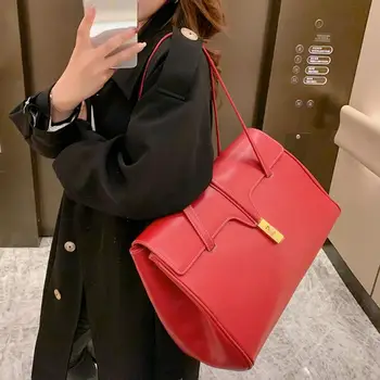

Vintage Large Tote bag 2020 Fashion New High quality PU Leather Women's Designer Handbag High capacity Shoulder Bags Travel bag