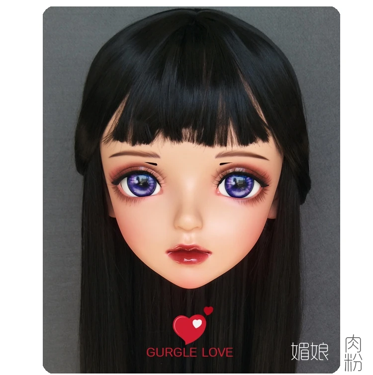 Новинка-158) женские смолы силиконовые маски вечеринка Хэллоуин BJD кукла Трансвестит Япония кигуруми аниме косплей маска