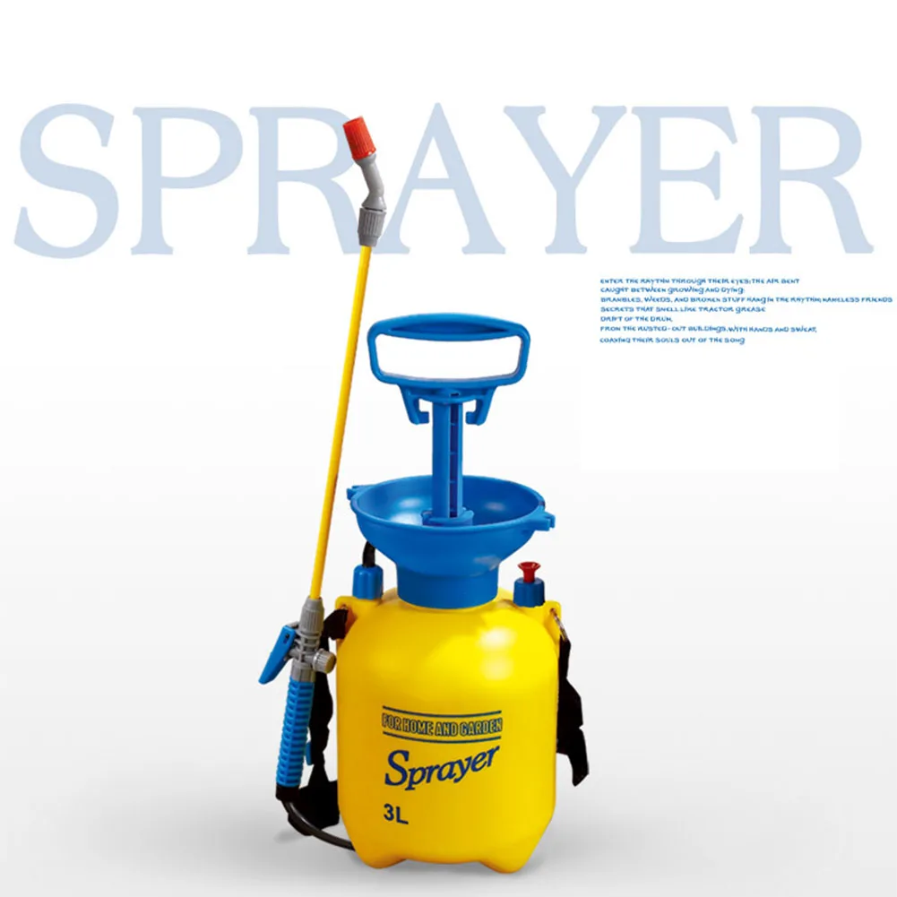 

3/5L Soaking Manual Agricultural Easy Apply Practical Irrigation Watering Garden Pressure Sprayer Disinfectant Portable Pump