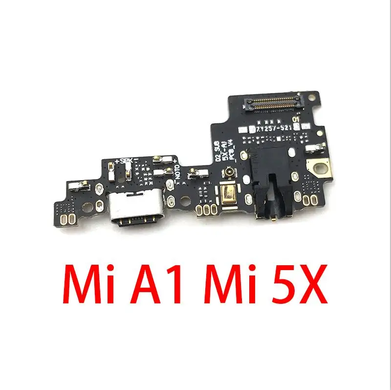 USB зарядное устройство док-станция порт разъем гибкий кабель для Xiaomi Mi 9T A3 A2 A1 9 Se 8 Lite Max 3 Черная Акула POCOPHONE F1 запчасти - Цвет: Mi A1 Mi 5X