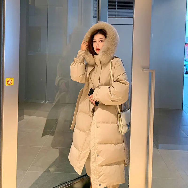 Winter Warm White Duck Down Jacket Women 2020 New