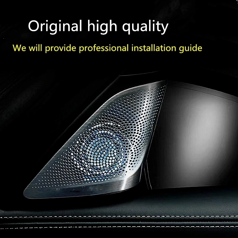 

Car luminous speaker cover for BMW G30 G38 5 series high quality night vision horns loudspeaker lidtreble tweeter ambient light