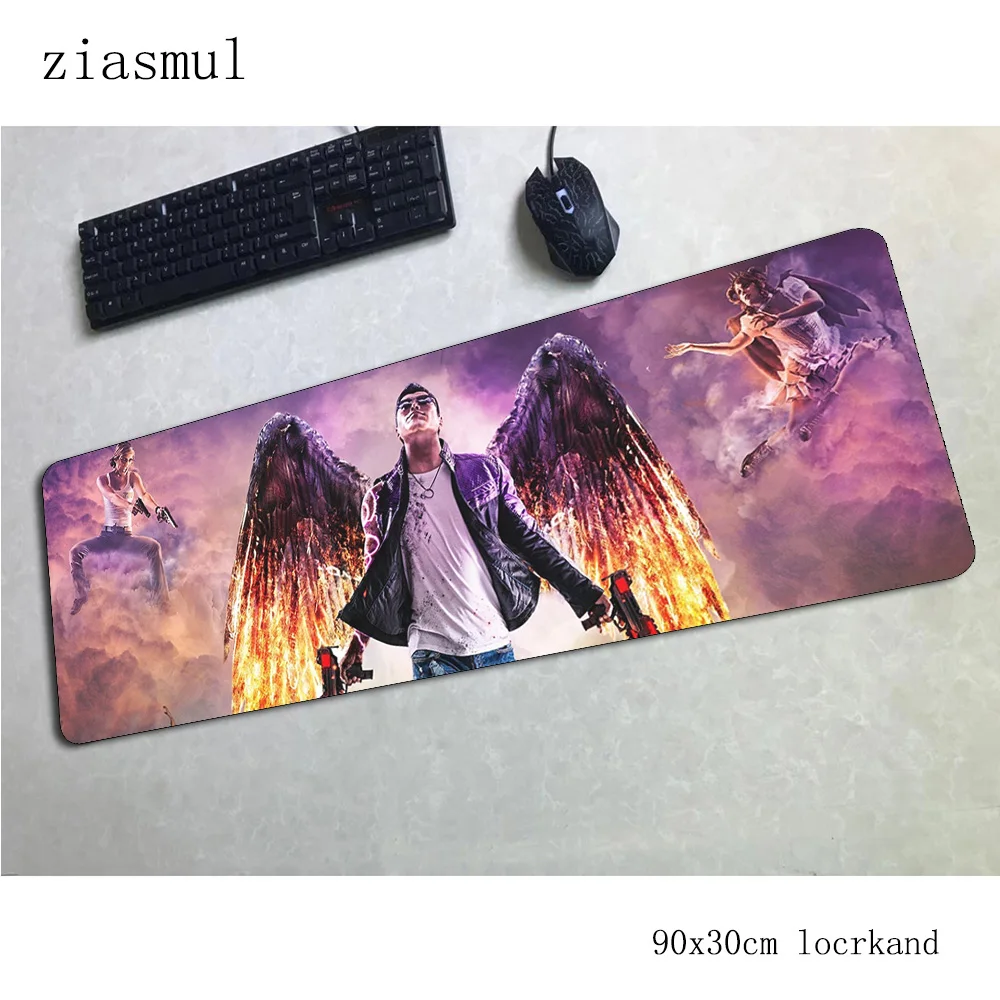 Saints row коврик для мыши 900x300x3 мм коврики для мыши красивые игровые коврики для мыши геймер профессиональные персонализированные коврики для мыши Клавиатура ПК pad