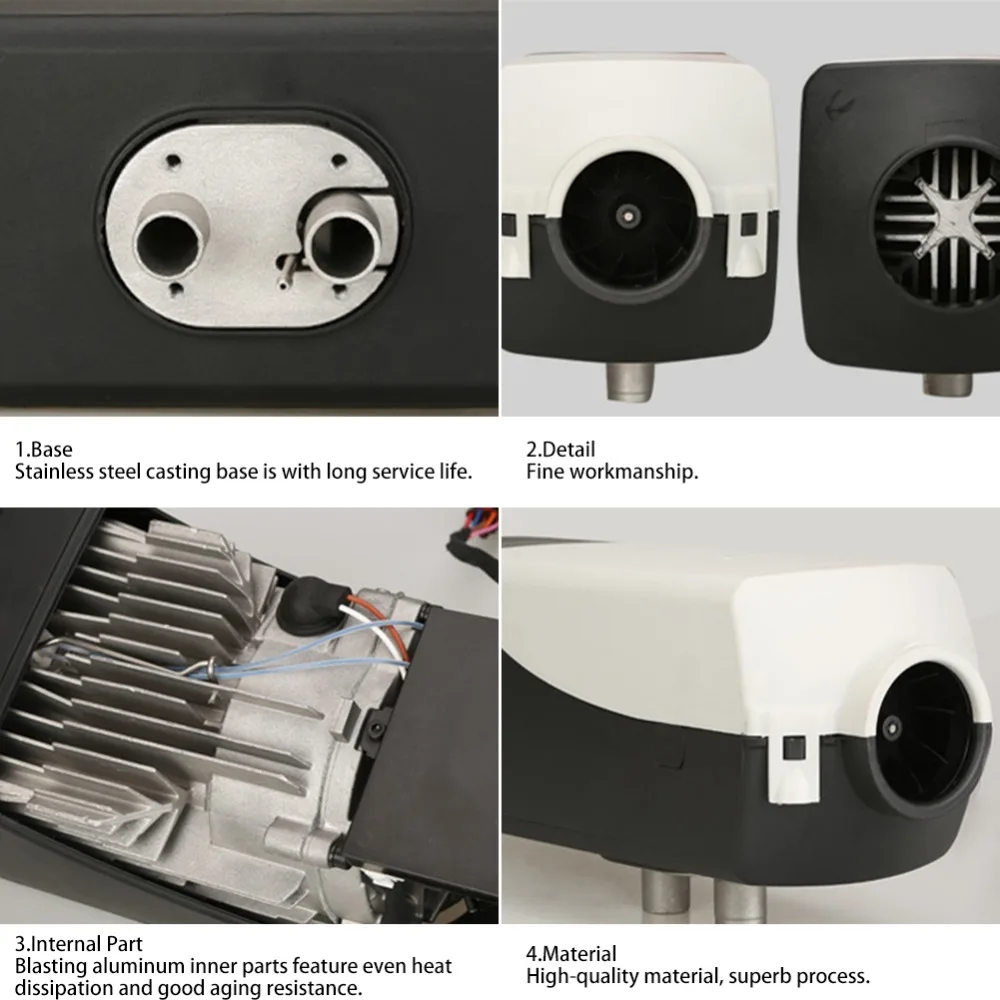 5KW 12 V/24 V Автомобильный нагреватель дизелей обогреватель стояночный отопитель с пультом дистанционного управления ЖК-монитор