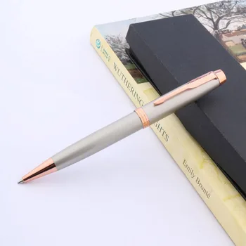 

write STUDENT metal pen Classic rose golden gray Ballpoint Pen