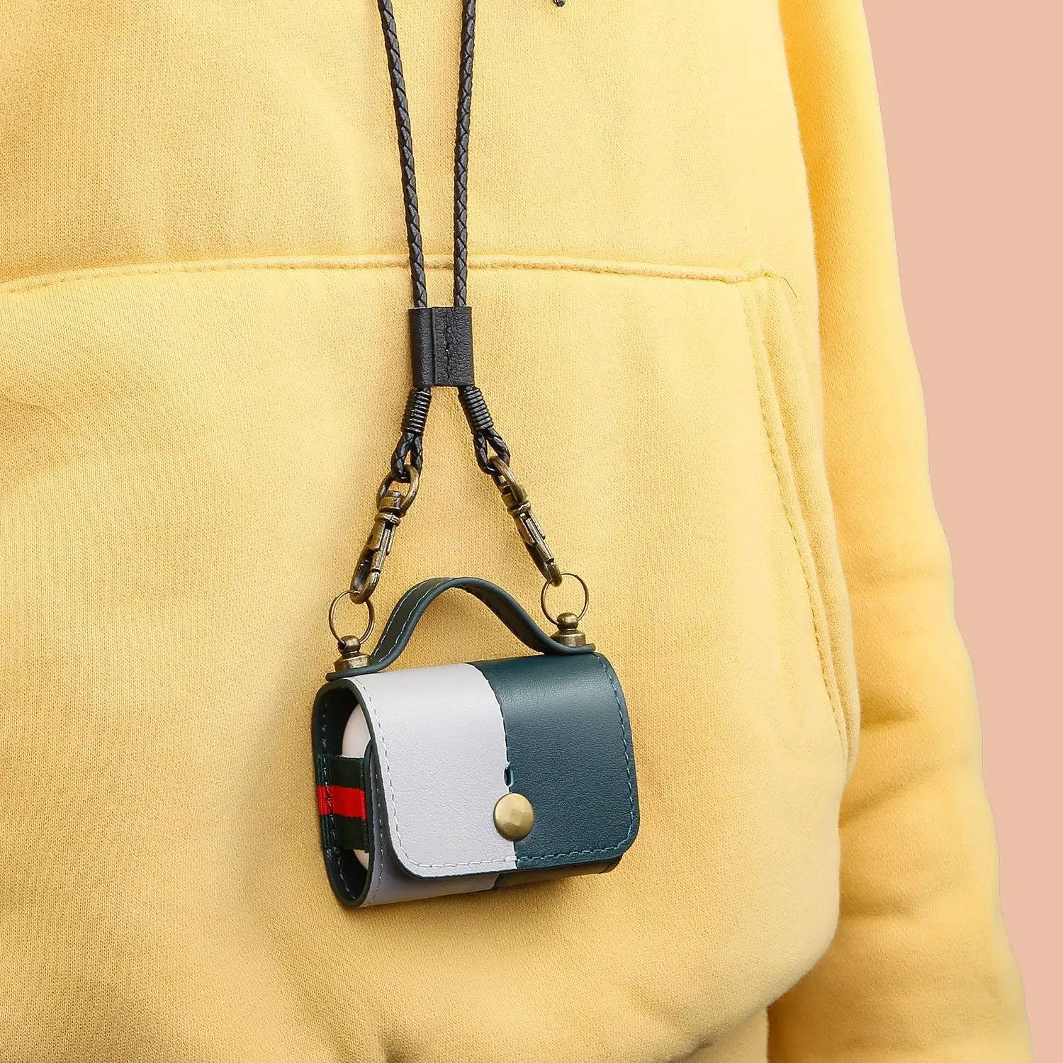 Wireless Bluetooth Headphone Case Storage Bag for Apple Airpods 3 High Quality Leather Earphone Bag Case Shell for Airpods Pro
