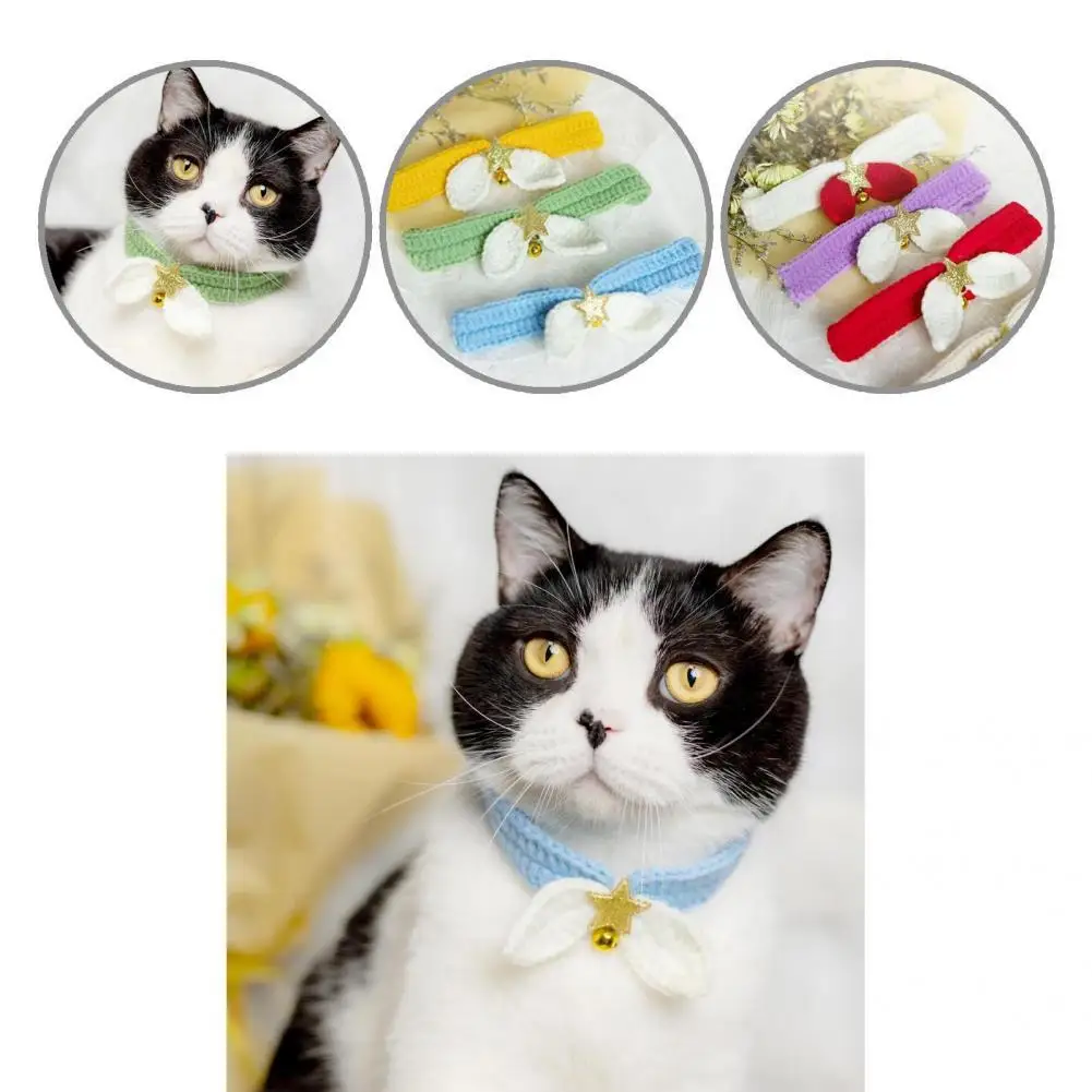 Pets Collar Elastic Adjustable Cats Collar Pet Jewelry Collar